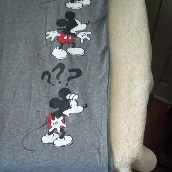 Disney Mickey Mouse Gray Lounge Pants - Picture 6 of 10